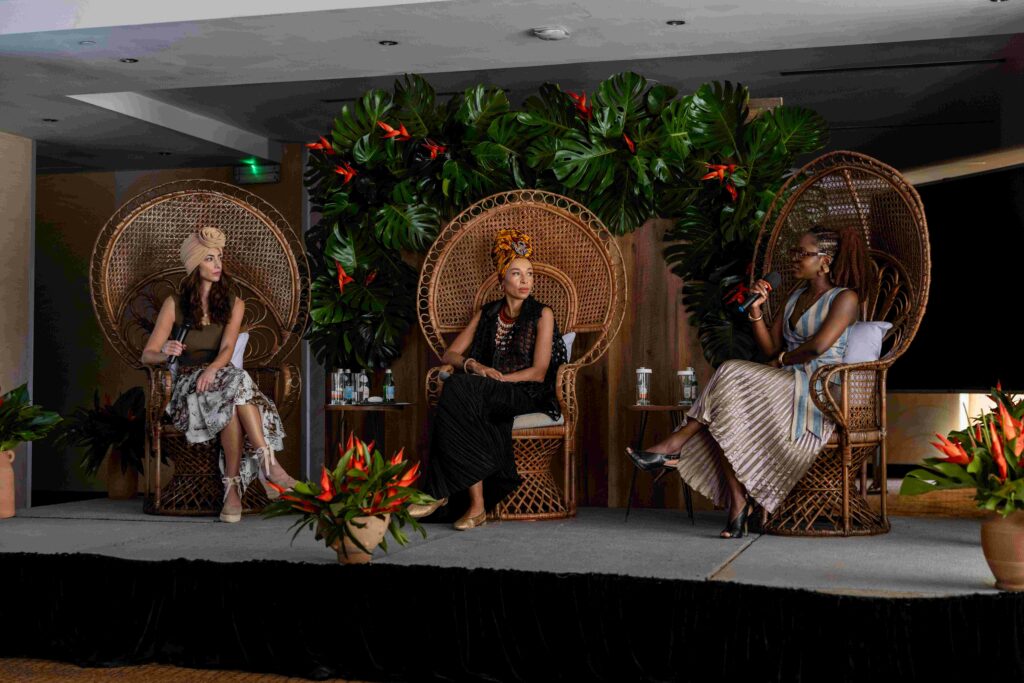 Leila Zakhem, Omenaa Mensah, Denyse Gawu Mensah (1)