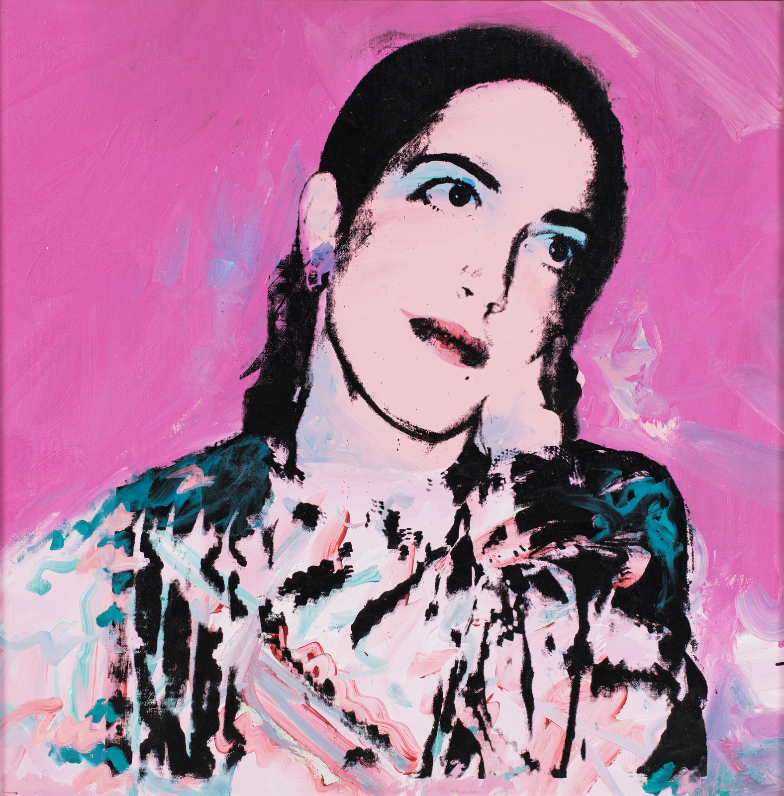 Andy Warhol, Katie Jones, 1973, acrylic, screen print on canvas, 101,6x101,6
